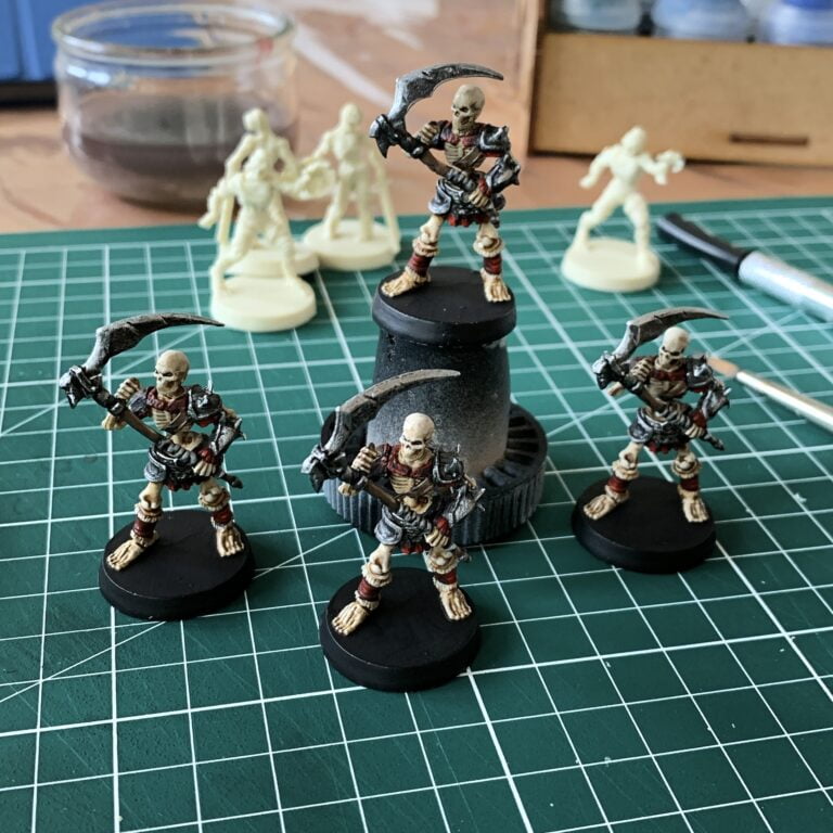 Peinture squelette HeroQuest 2021