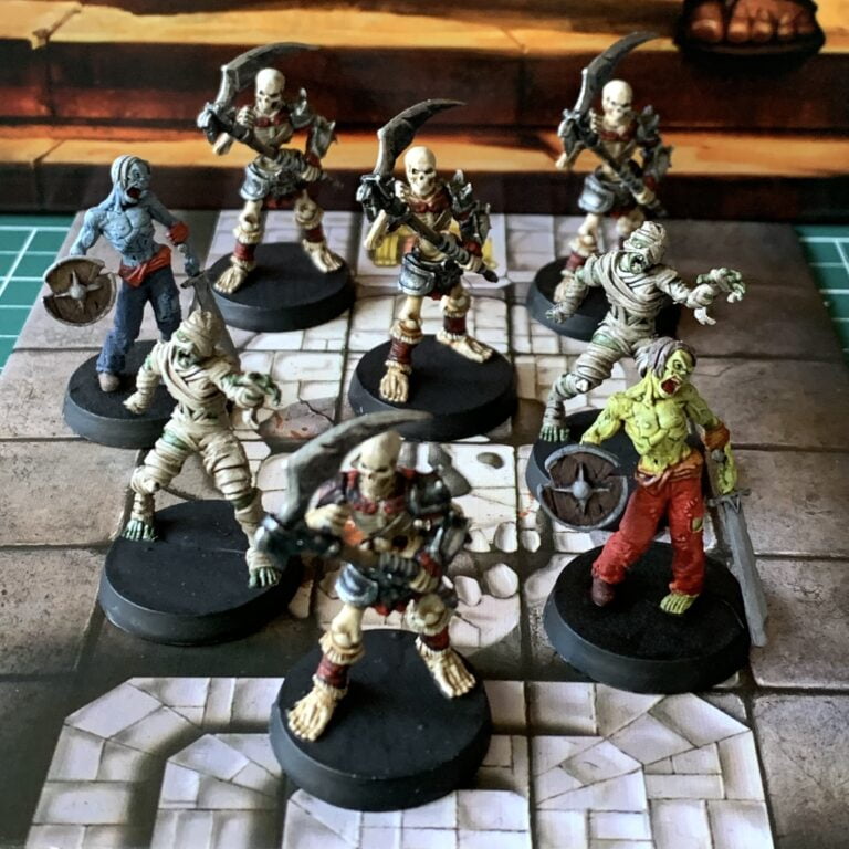 Peinture morts vivants HeroQuest 2021