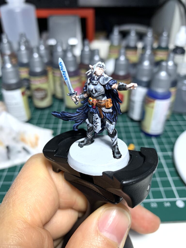 Elfe HeroQuest peinte avec des SpeedPaints Army Painter