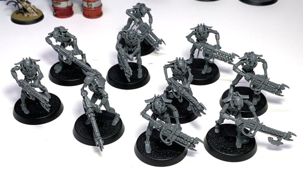Guerriers Necron montés