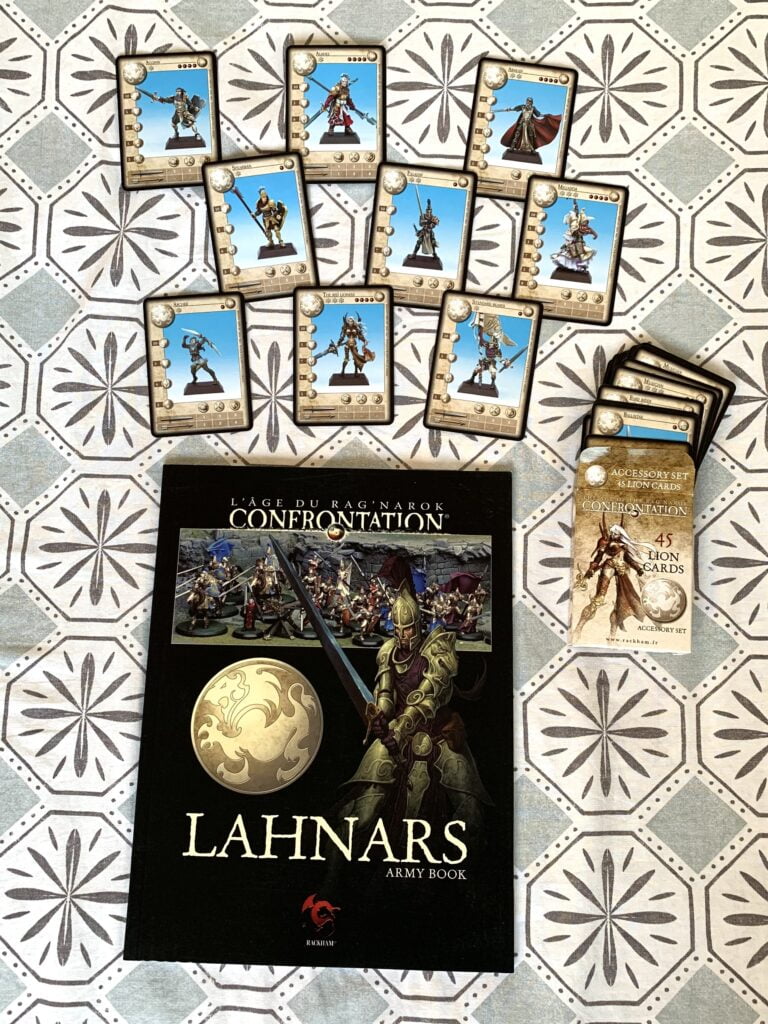 Army Book et cartes des Lions d'Alahan