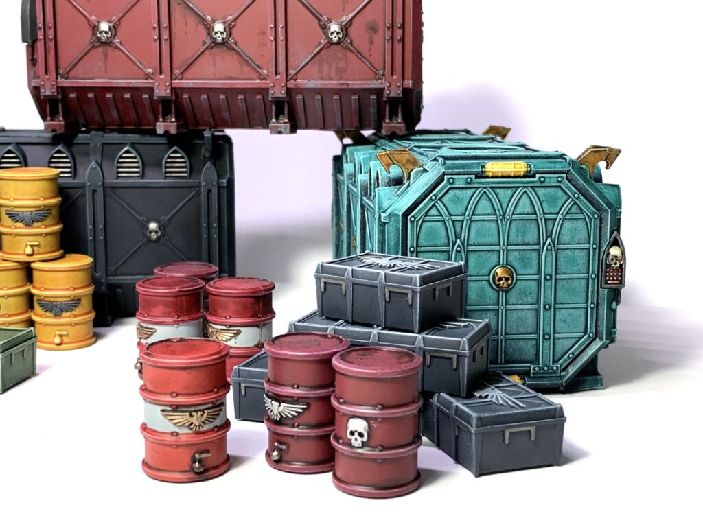 Conteneurs blindés du munitorium