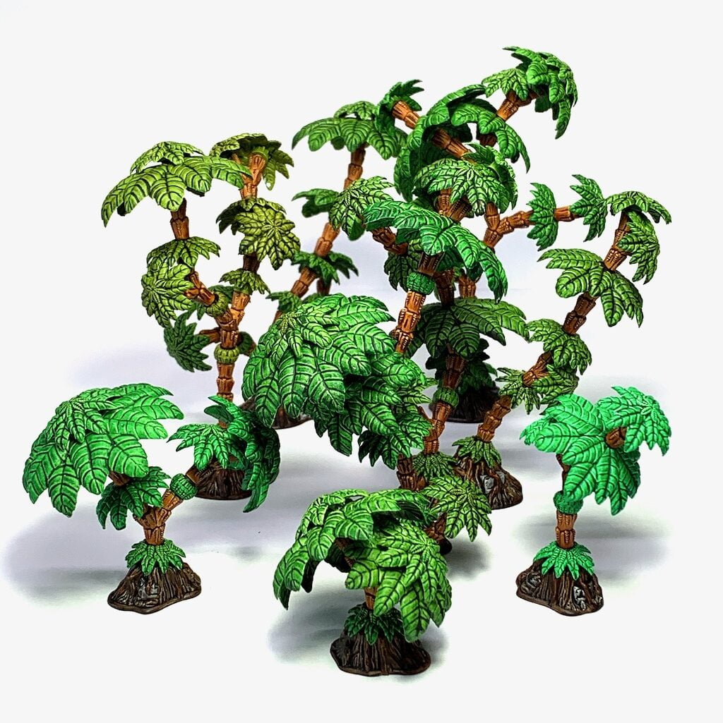 Arbres inclus dans la boite Warhammer 40,000 3è édition