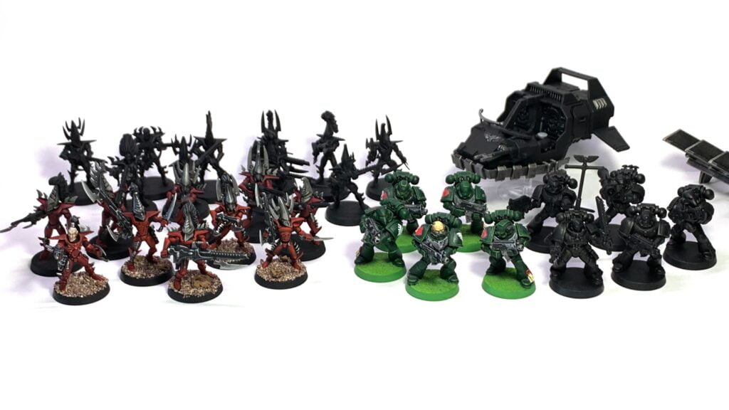 Contenu de la boite de base de Warhammer 40,000 en 1998