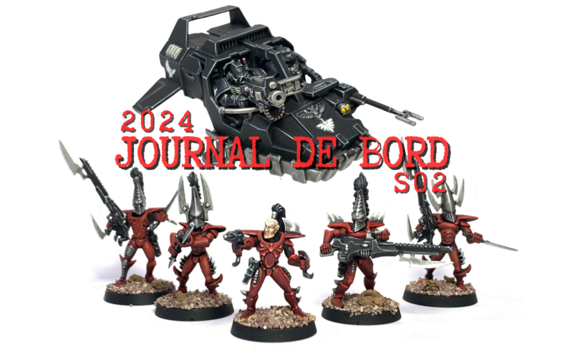 Journal de bord 2024 – S02 – Eldars Noirs, Dark Angels, Land Speeder suite et fin