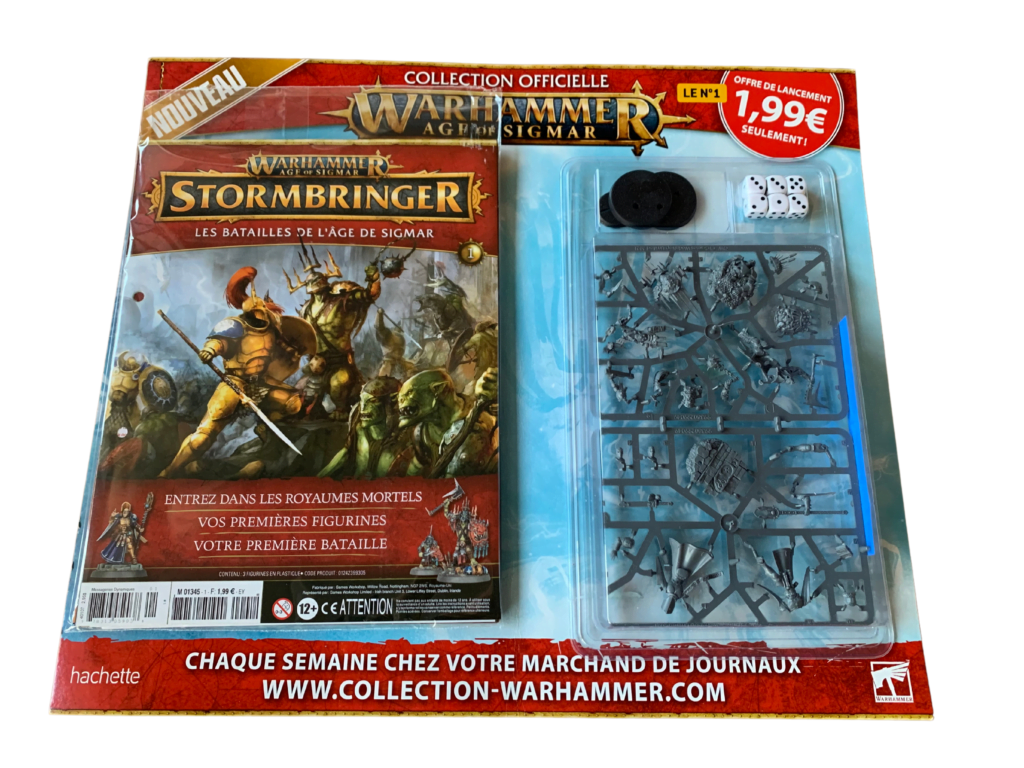 1er numéro français de la collection Hachette Warhammer AGE of SIGMAR Stormbringer